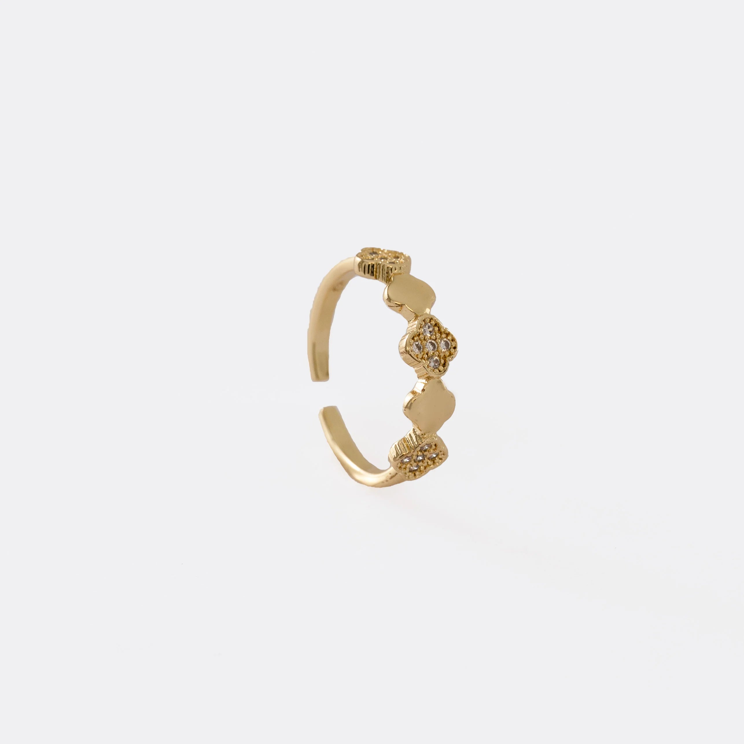 Anillo Mini Clover Ajustable